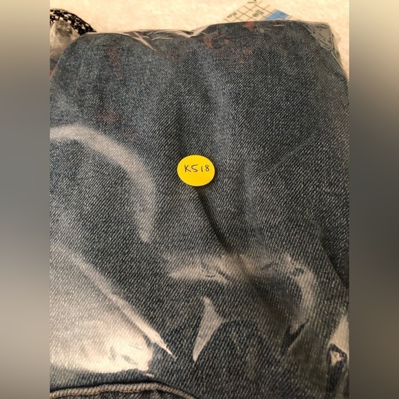 McGuire Damn Fine High Rise Side Striped Cropped Raw Hem Jeans 246D Size 27 - Picture 14 of 16